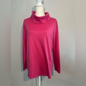 Women's Pima Cotton Turtleneck, Long-Sleeve Size XL